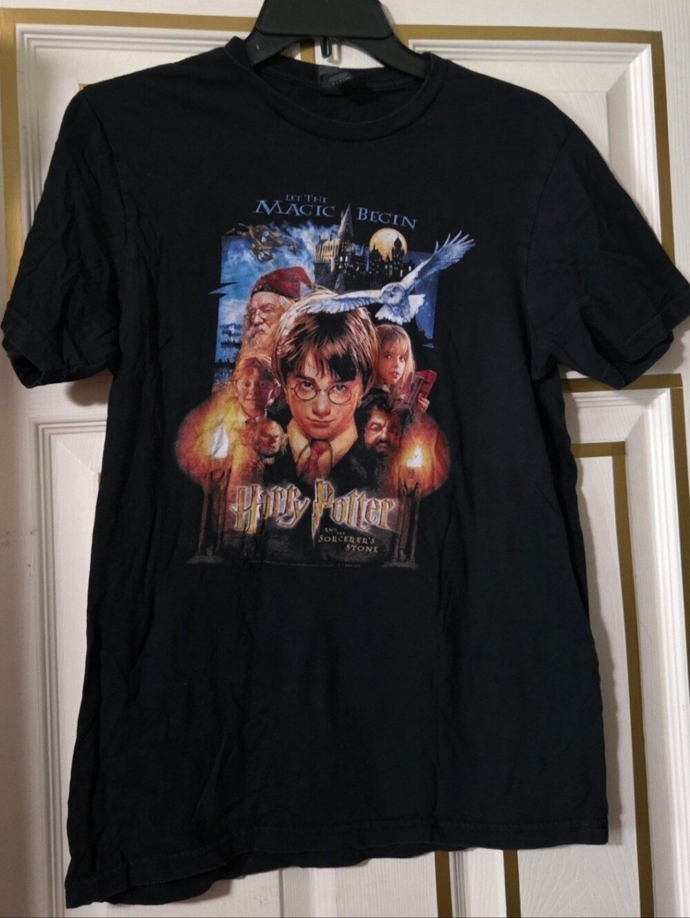 Harry Potter Kids Black Graphic Tee - Sorcerer's Stone